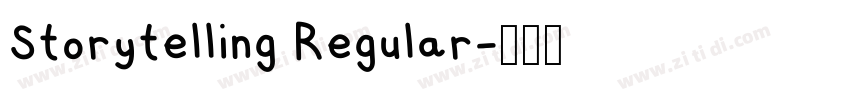 Storytelling Regular字体转换